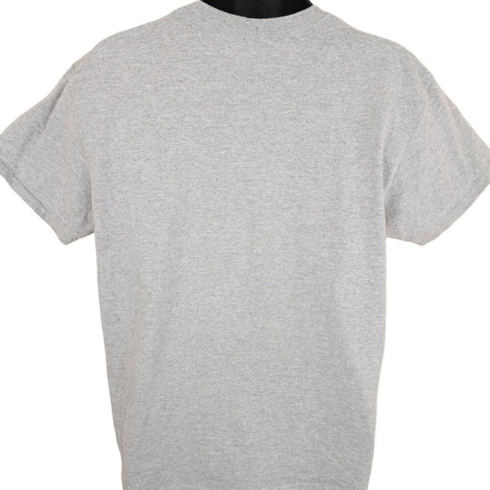 Edgar Allan Poe T Shirt Mens Size Large Gray Writer Poet Pun Funny Joke Humor - Picture 4 of 6